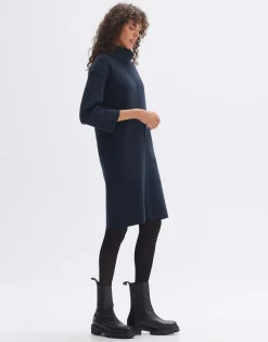 Gebreide Jurk Wingela Blauw Online Bestellen*OPUS Clearance