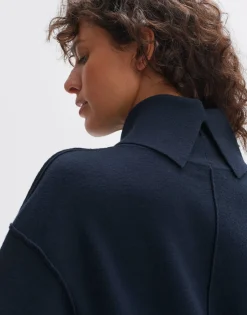 Gebreide Jurk Wingela Blauw Online Bestellen*OPUS Clearance