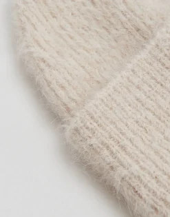 Gebreide Muts Beky Fluffy Beige Online Bestellen*OPUS Flash Sale