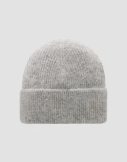 Gebreide Muts Beky Fluffy Grijs Online Bestellen*OPUS Fashion
