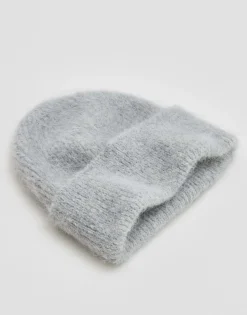Gebreide Muts Beky Fluffy Grijs Online Bestellen*OPUS Fashion