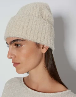 Gebreide Muts Blinny Soft Beige Online Bestellen*OPUS Fashion