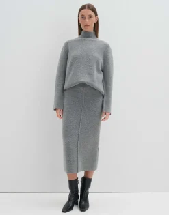 Gebreide Rok Onitti Grijs Online Bestellen*OPUS Outlet