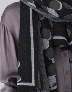 Gebreide Sjaal Acosmico Scarf Zwart Online Bestellen*OPUS Store
