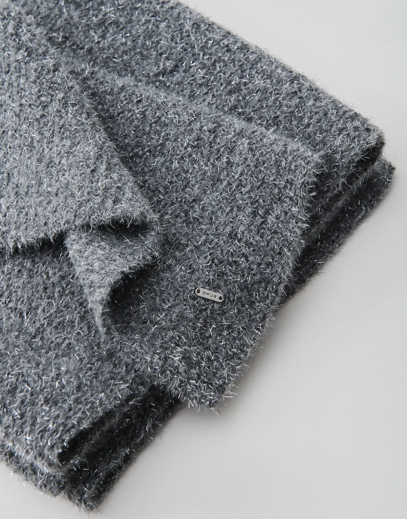 Gebreide Sjaal Aglezi Scarf Grijs Online Bestellen*OPUS Shop