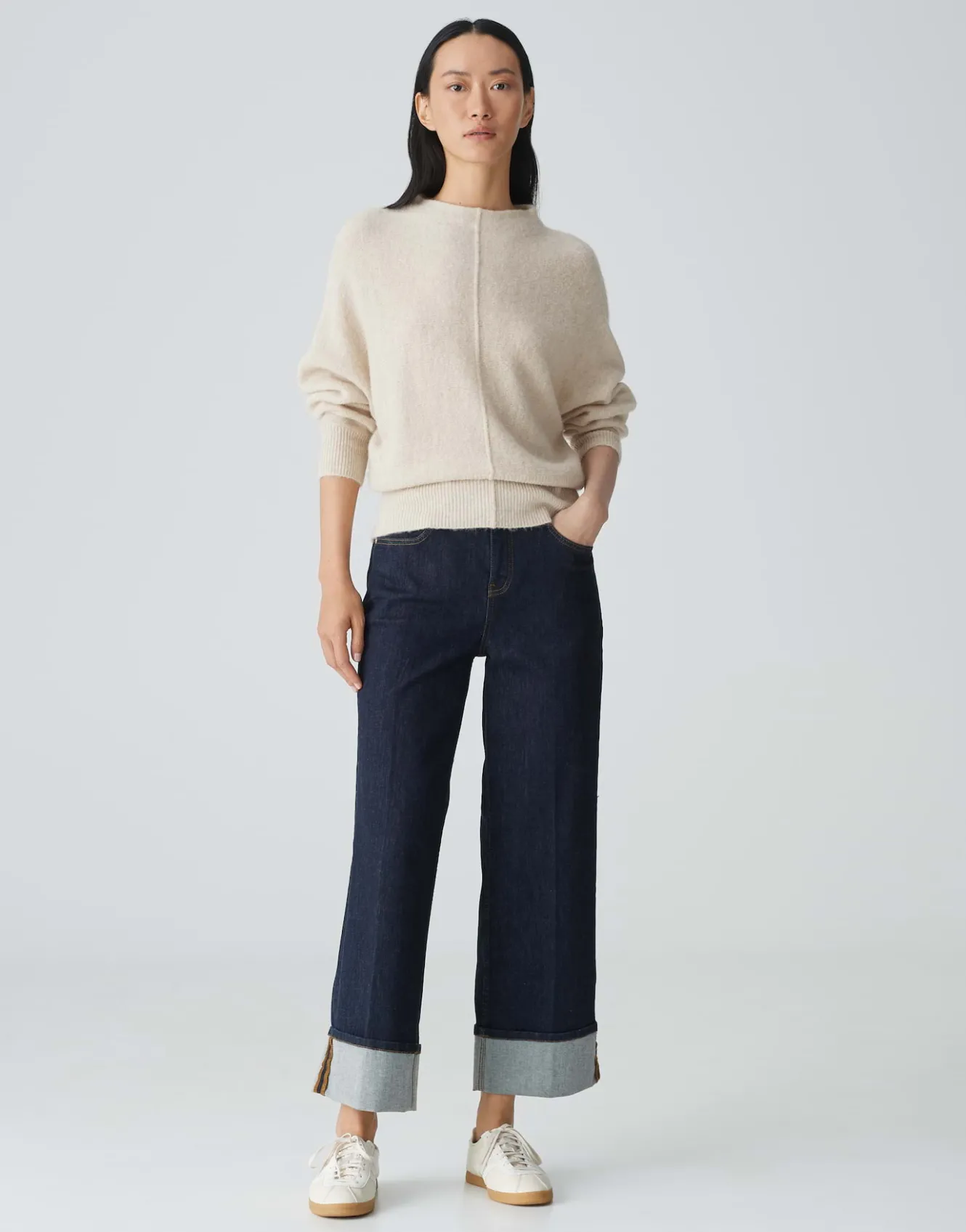 Gebreide Trui Pahuma Soft Beige Online Bestellen*OPUS Outlet
