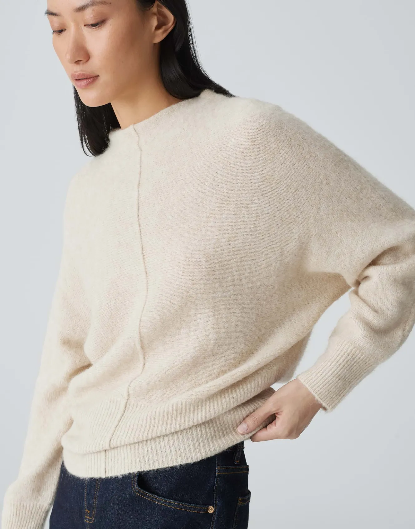 Gebreide Trui Pahuma Soft Beige Online Bestellen*OPUS Outlet