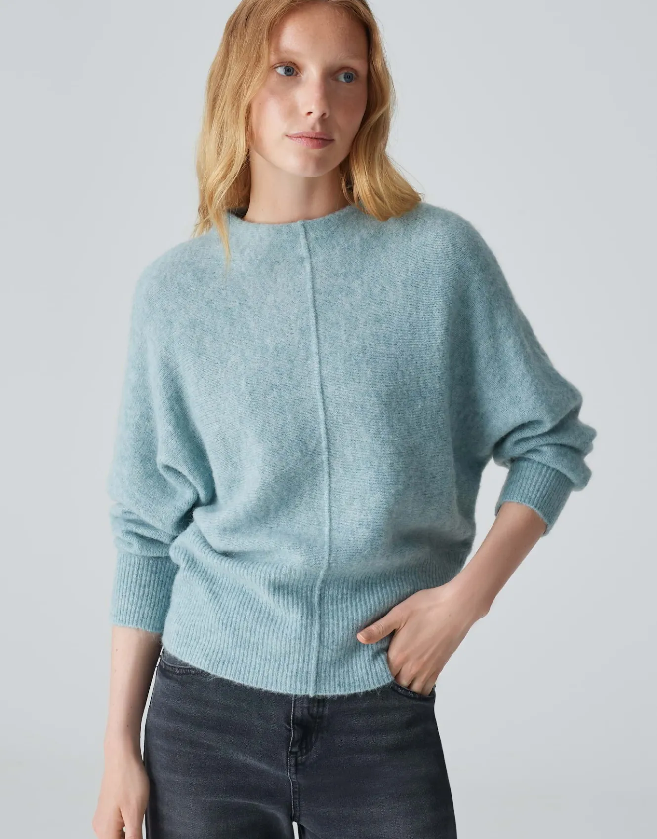 Gebreide Trui Pahuma Soft Blauw Online Bestellen*OPUS Store