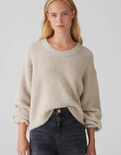 Gebreide Trui Plimma Beige Online Bestellen*OPUS Best Sale