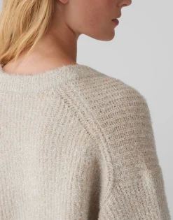 Gebreide Trui Plimma Beige Online Bestellen*OPUS Best Sale