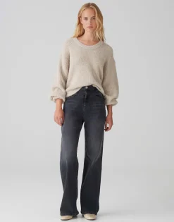 Gebreide Trui Plimma Beige Online Bestellen*OPUS Best Sale