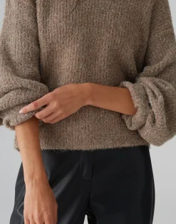 Gebreide Trui Plimma Bruin Online Bestellen*OPUS Clearance