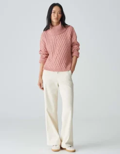 Gebreide Trui Plinea Roze Online Bestellen*OPUS Outlet