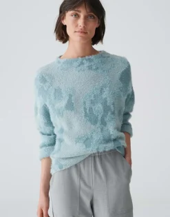 Gebreide Trui Plumi Blauw Online Bestellen*OPUS Sale