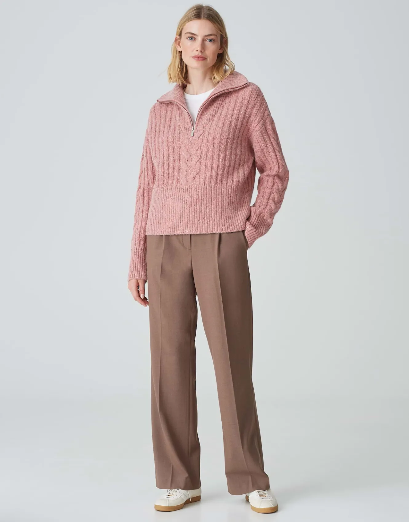 Gebreide Trui Popfy Roze Online Bestellen*OPUS Fashion