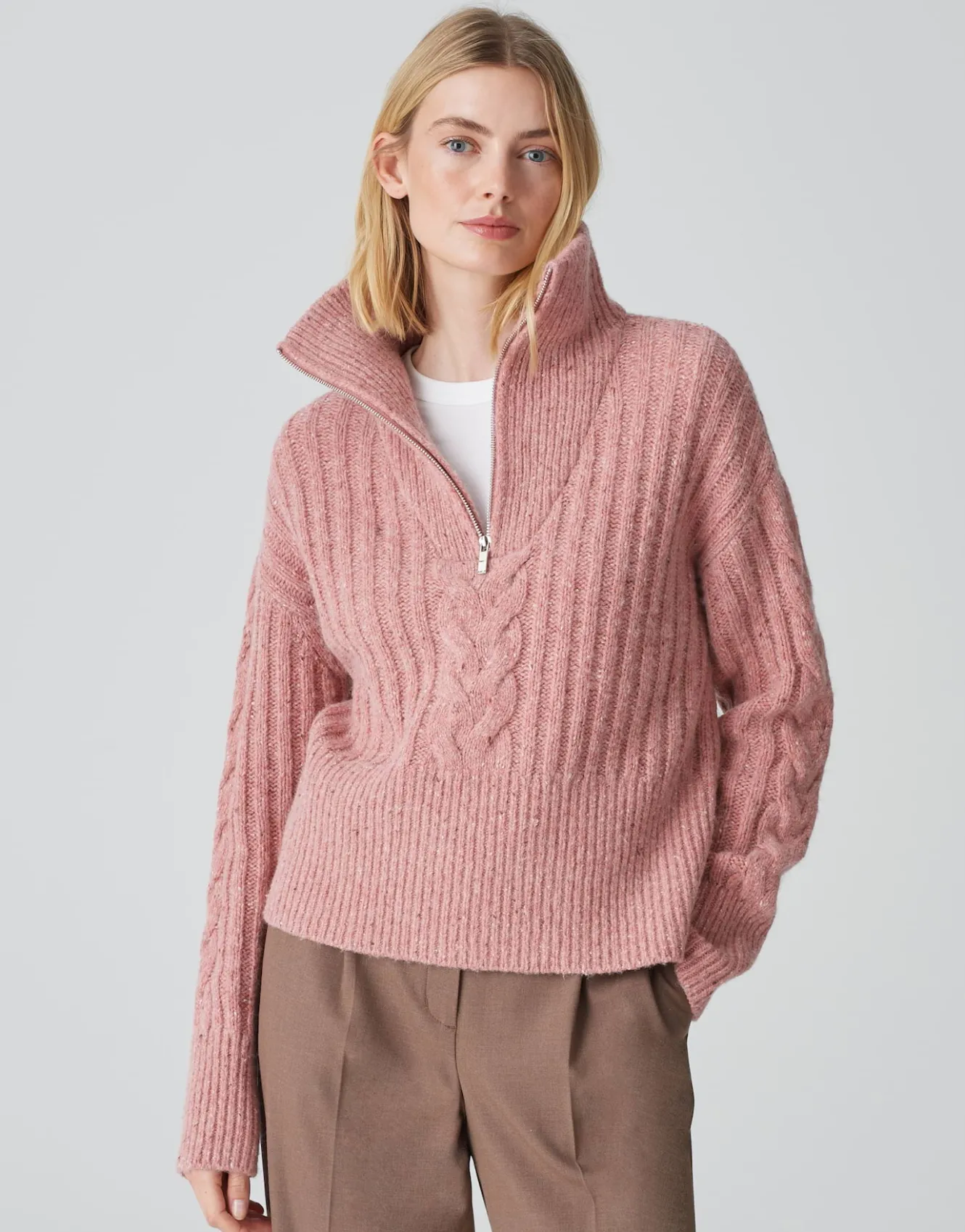 Gebreide Trui Popfy Roze Online Bestellen*OPUS Fashion