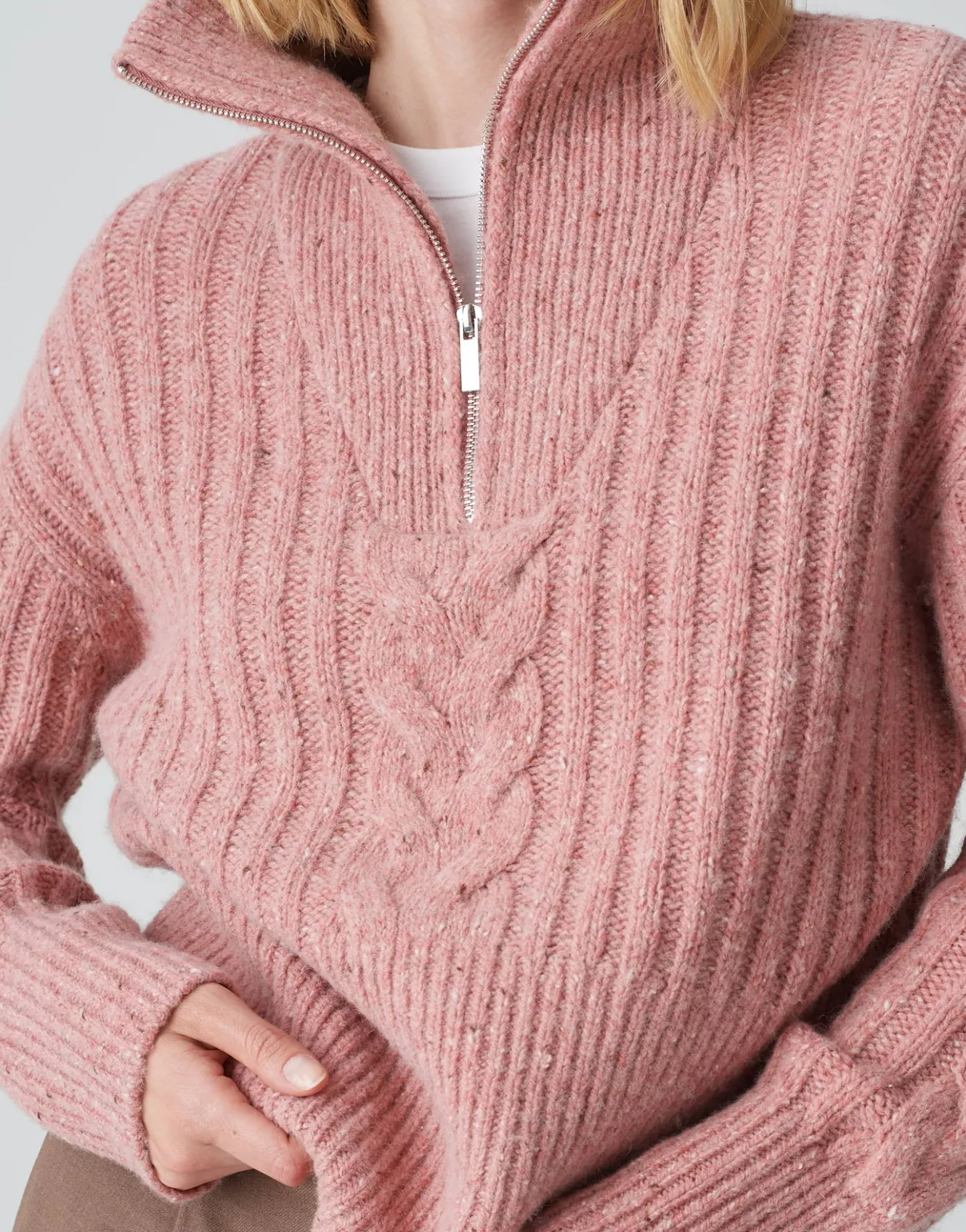Gebreide Trui Popfy Roze Online Bestellen*OPUS Fashion
