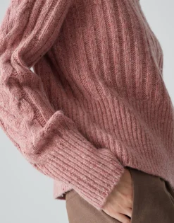 Gebreide Trui Popfy Roze Online Bestellen*OPUS Fashion