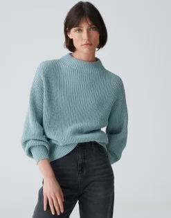 Gebreide Trui Pufamo Blauw Online Bestellen*OPUS Best Sale