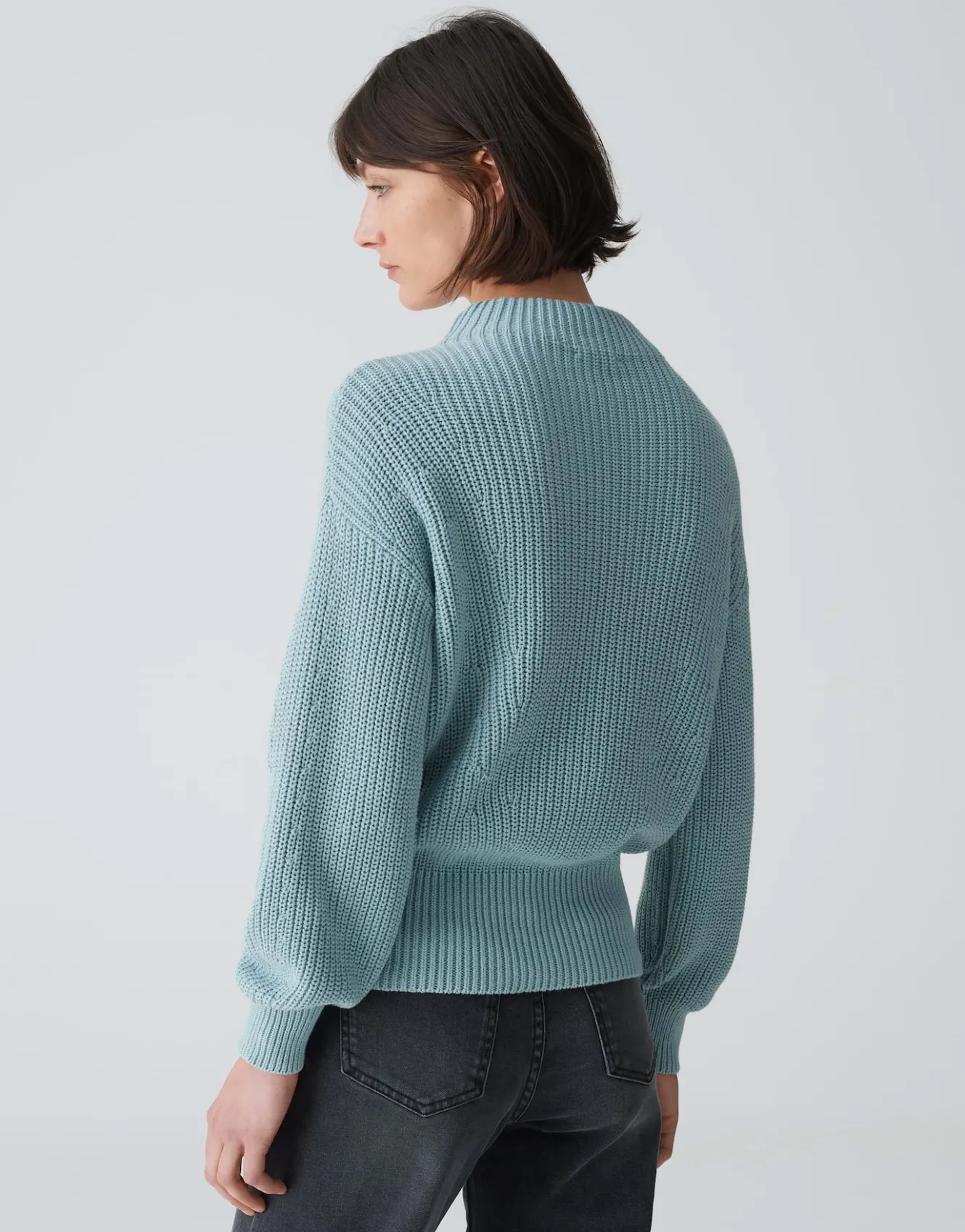 Gebreide Trui Pufamo Blauw Online Bestellen*OPUS Best Sale