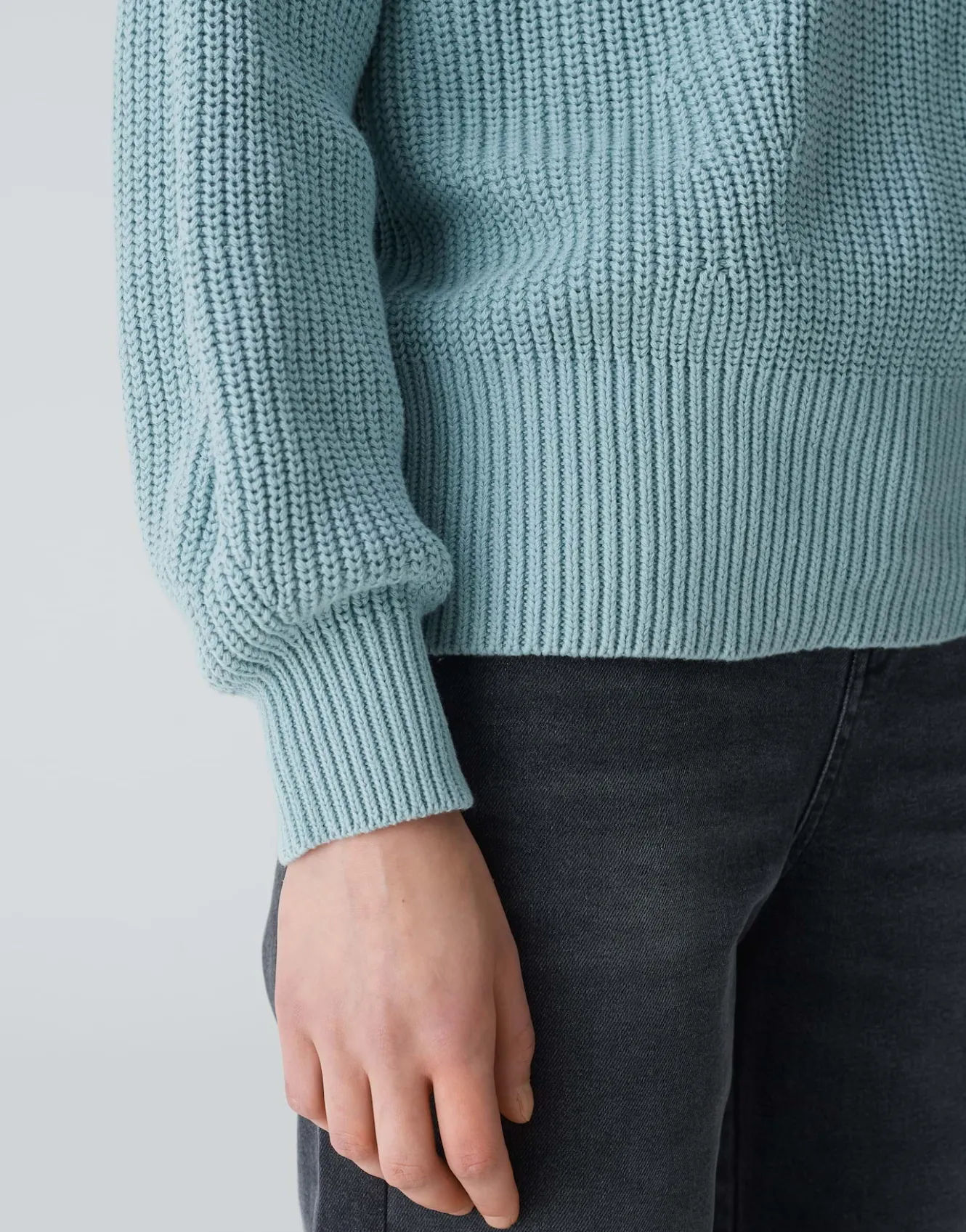 Gebreide Trui Pufamo Blauw Online Bestellen*OPUS Best Sale