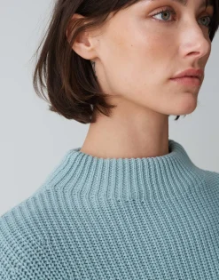 Gebreide Trui Pufamo Blauw Online Bestellen*OPUS Best Sale