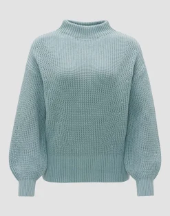 Gebreide Trui Pufamo Blauw Online Bestellen*OPUS Best Sale