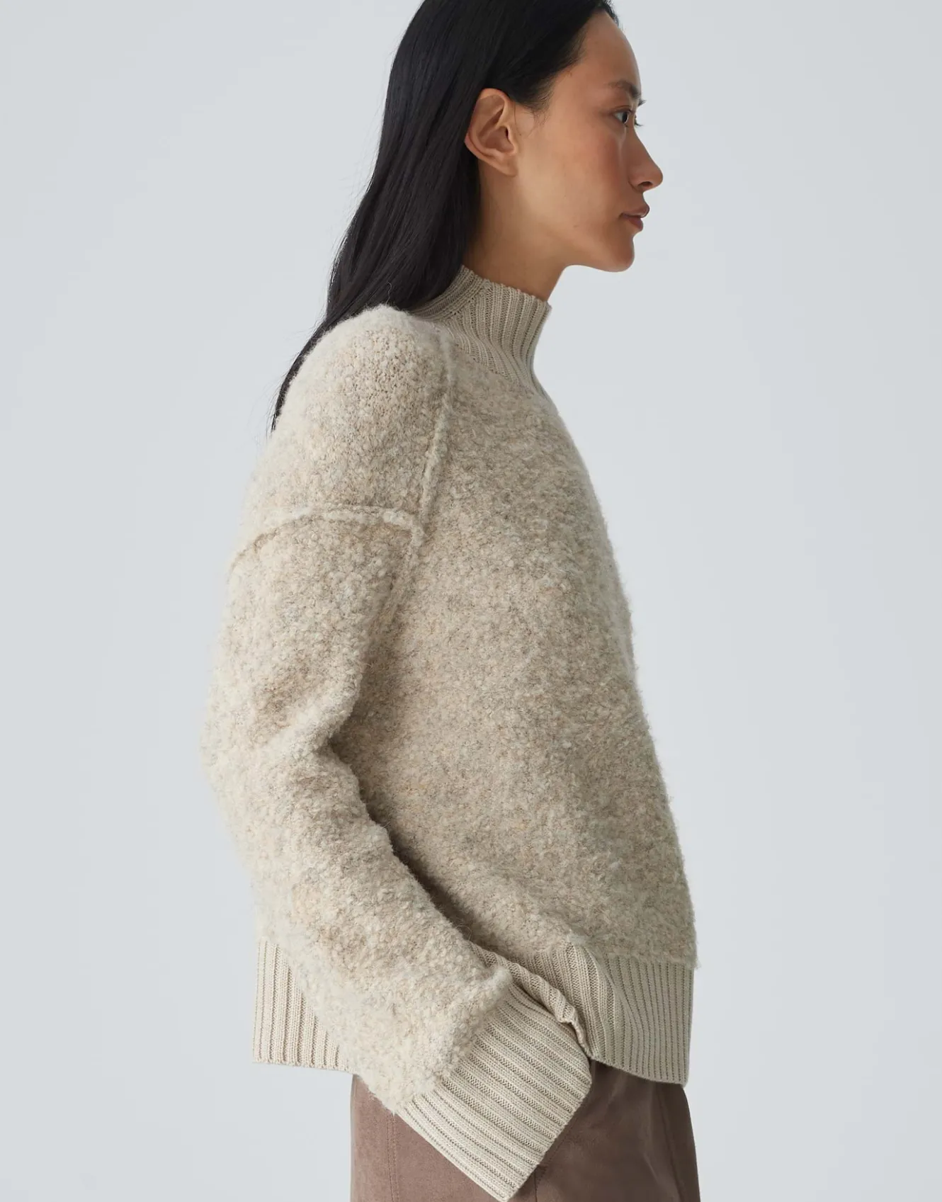 Gebreide Trui Puklana Beige Online Bestellen*OPUS Fashion