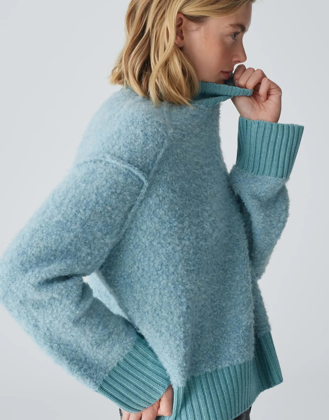 Gebreide Trui Puklana Blauw Online Bestellen*OPUS Sale