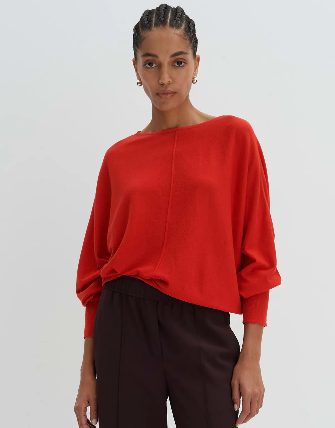 Gebreide Trui Taliya Detail Rood Online Bestellen*OPUS Fashion