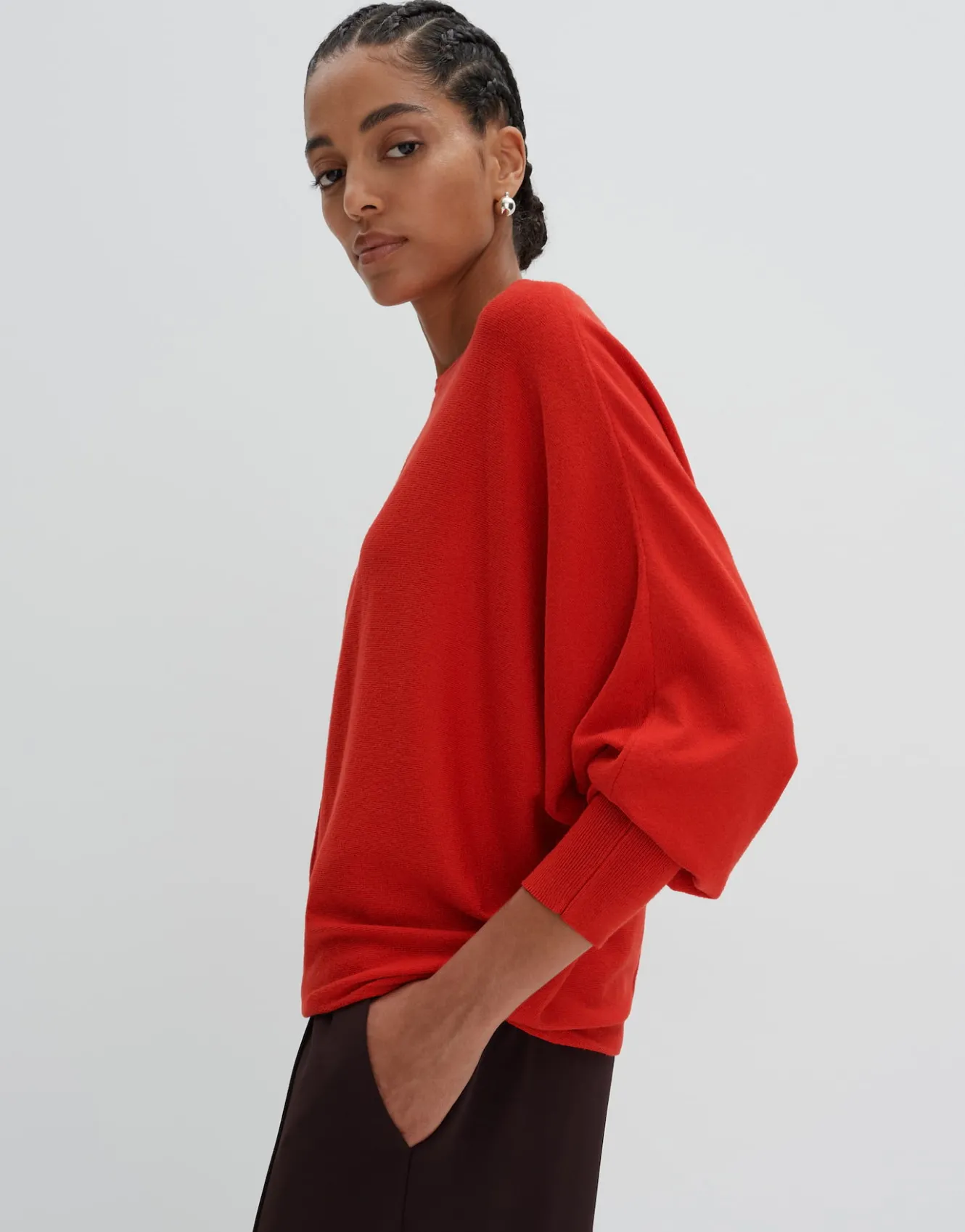 Gebreide Trui Taliya Detail Rood Online Bestellen*OPUS Fashion