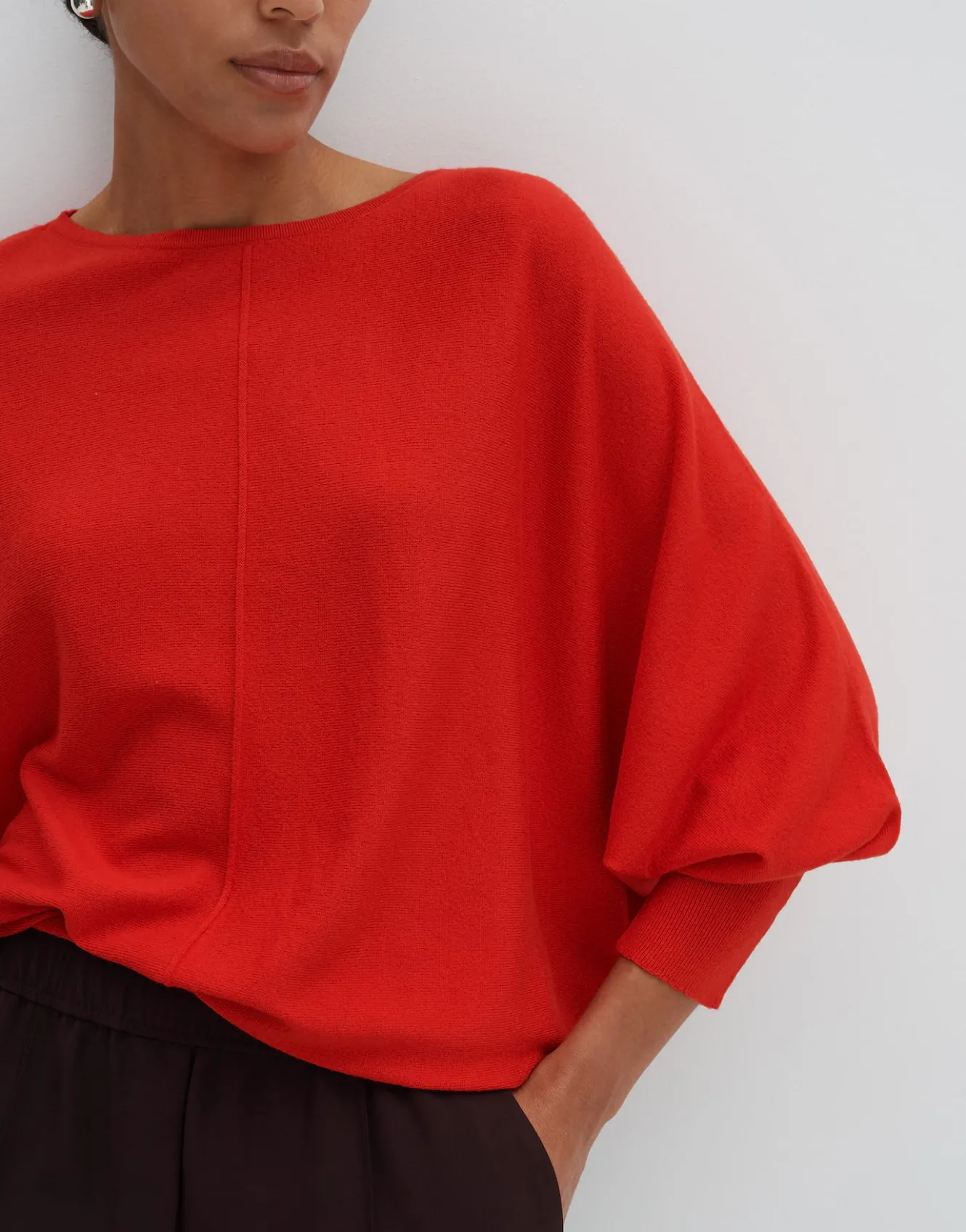Gebreide Trui Taliya Detail Rood Online Bestellen*OPUS Fashion