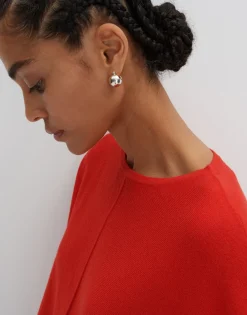 Gebreide Trui Taliya Detail Rood Online Bestellen*OPUS Fashion