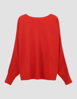 Gebreide Trui Taliya Detail Rood Online Bestellen*OPUS Fashion