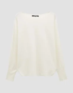 Gebreide Trui Taliya Detail Wit Online Bestellen*OPUS Online