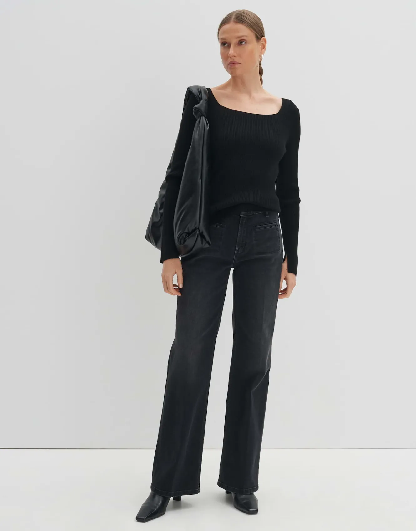 Gebreide Trui Tamea Zwart Online Bestellen*OPUS Fashion