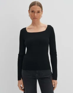 Gebreide Trui Tamea Zwart Online Bestellen*OPUS Fashion