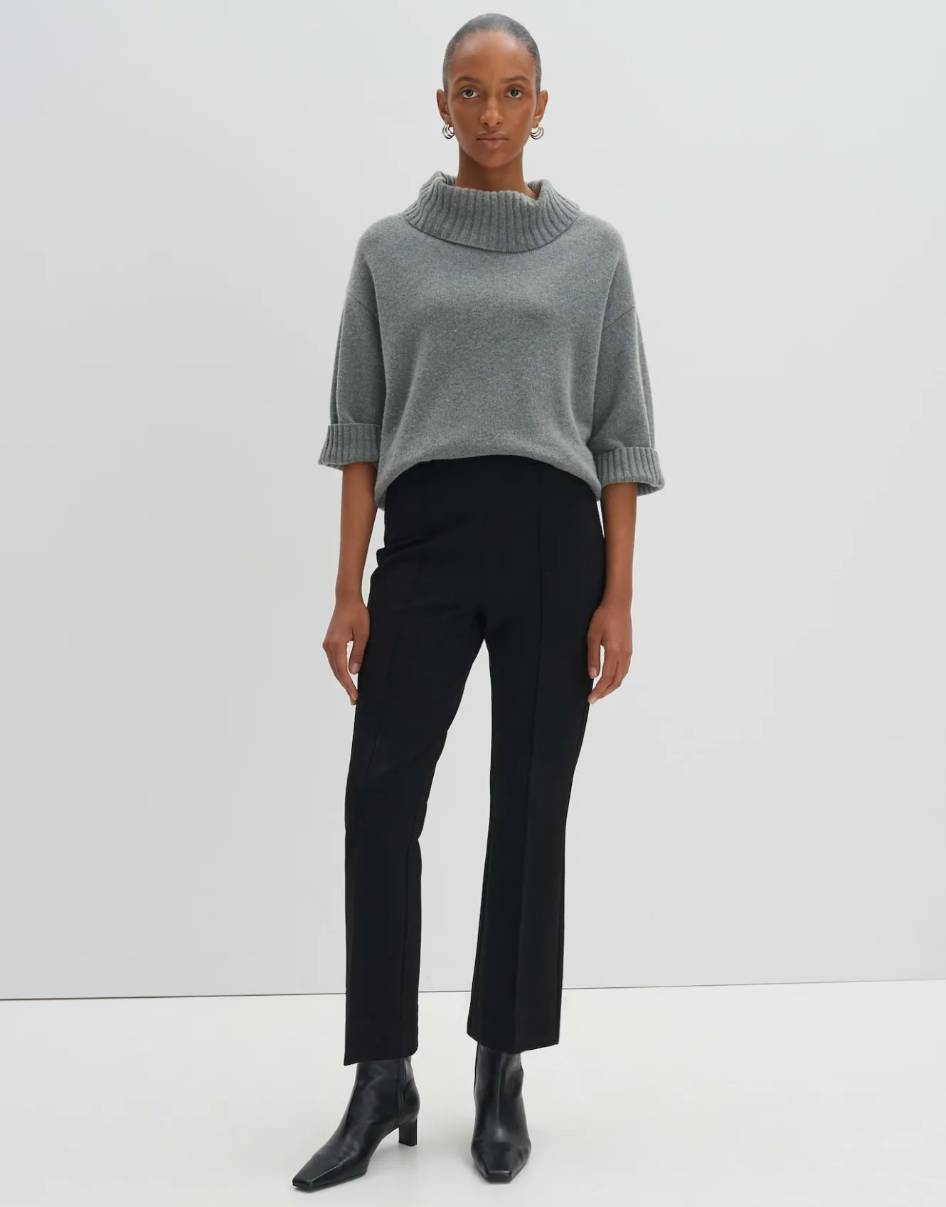Gebreide Trui Taxina Grijs Online Bestellen*OPUS Store