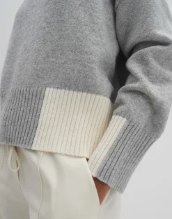 Gebreide Trui Tomie Grijs Online Bestellen*OPUS Clearance