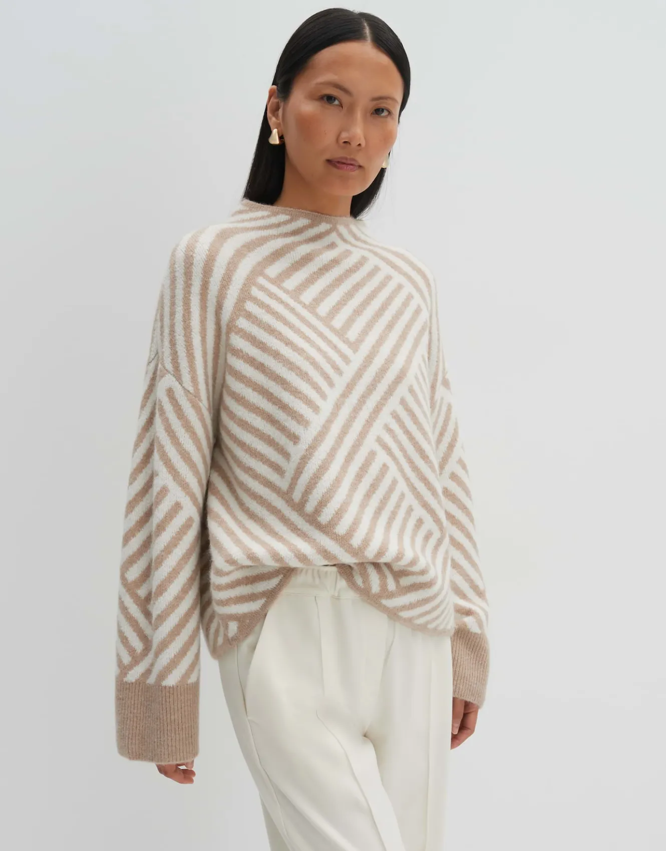 Gebreide Trui Tonica Beige Online Bestellen*OPUS Cheap