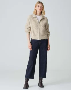Gebreid Vest Darila Beige Online Bestellen*OPUS Hot
