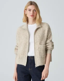 Gebreid Vest Darila Beige Online Bestellen*OPUS Hot
