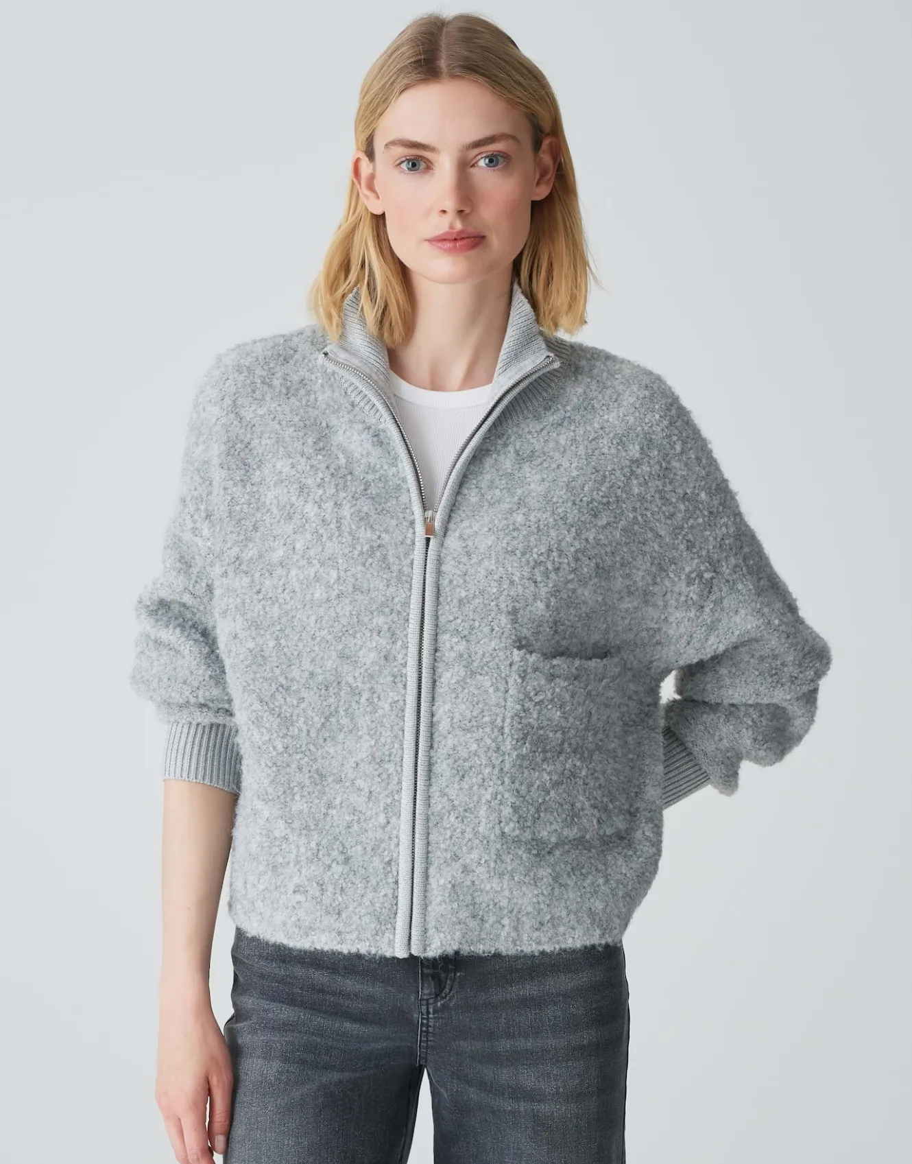 Gebreid Vest Darila Grijs Online Bestellen*OPUS Sale
