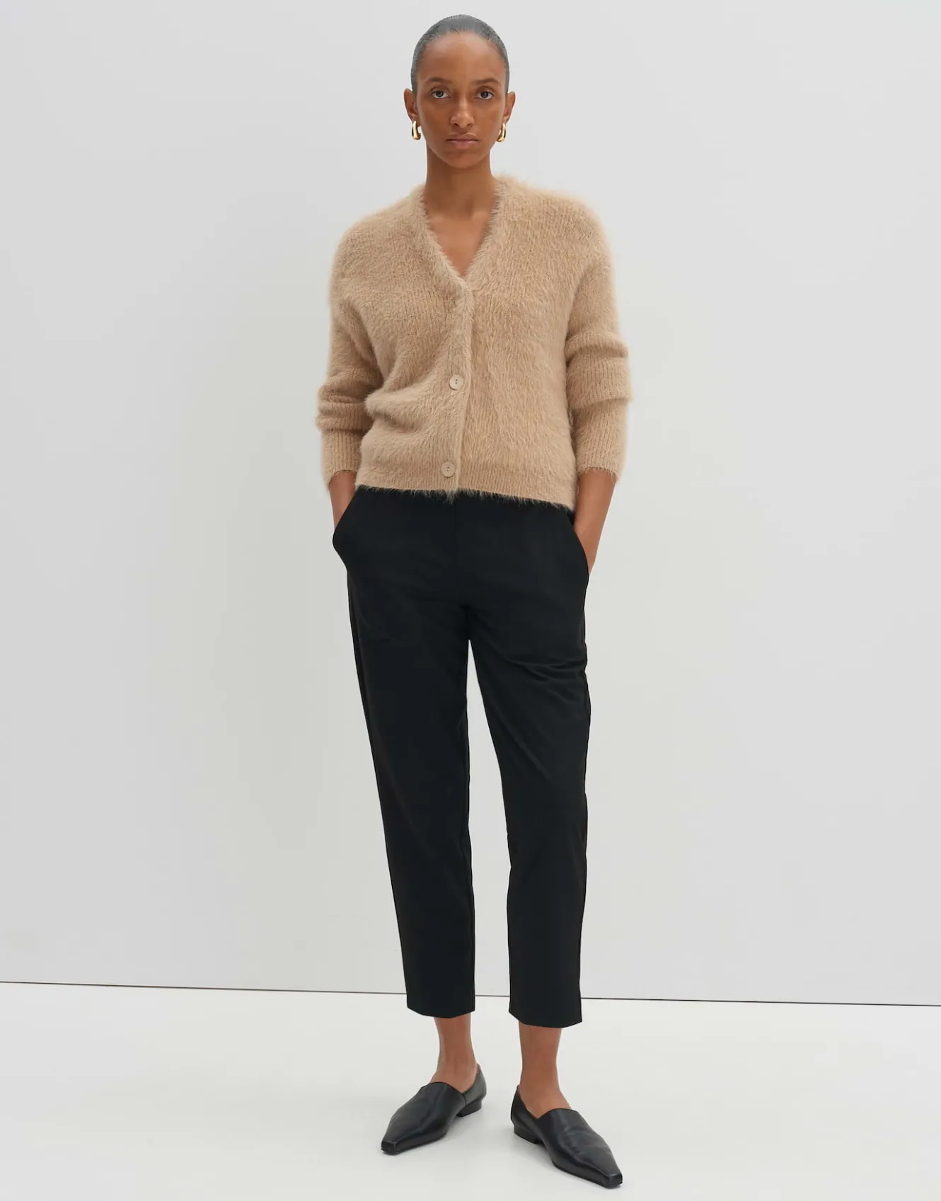 Gebreid Vest Tannah Beige Online Bestellen*OPUS Best Sale