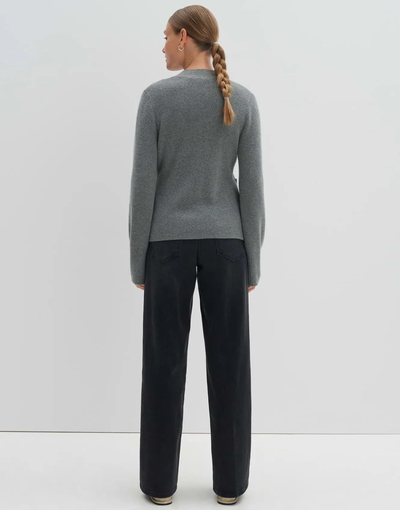 Gebreid Vest Timila Grijs Online Bestellen*OPUS Shop