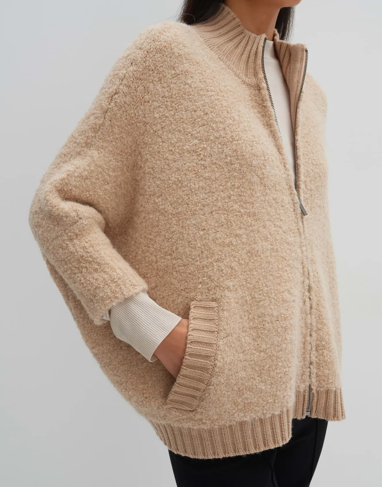 Gebreid Vest Touclee Detail Beige Online Bestellen*OPUS Online