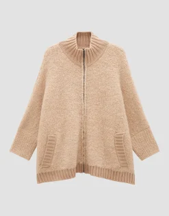 Gebreid Vest Touclee Detail Beige Online Bestellen*OPUS Online