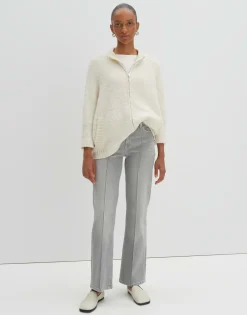 Gebreid Vest Touclee Detail Wit Online Bestellen*OPUS Online