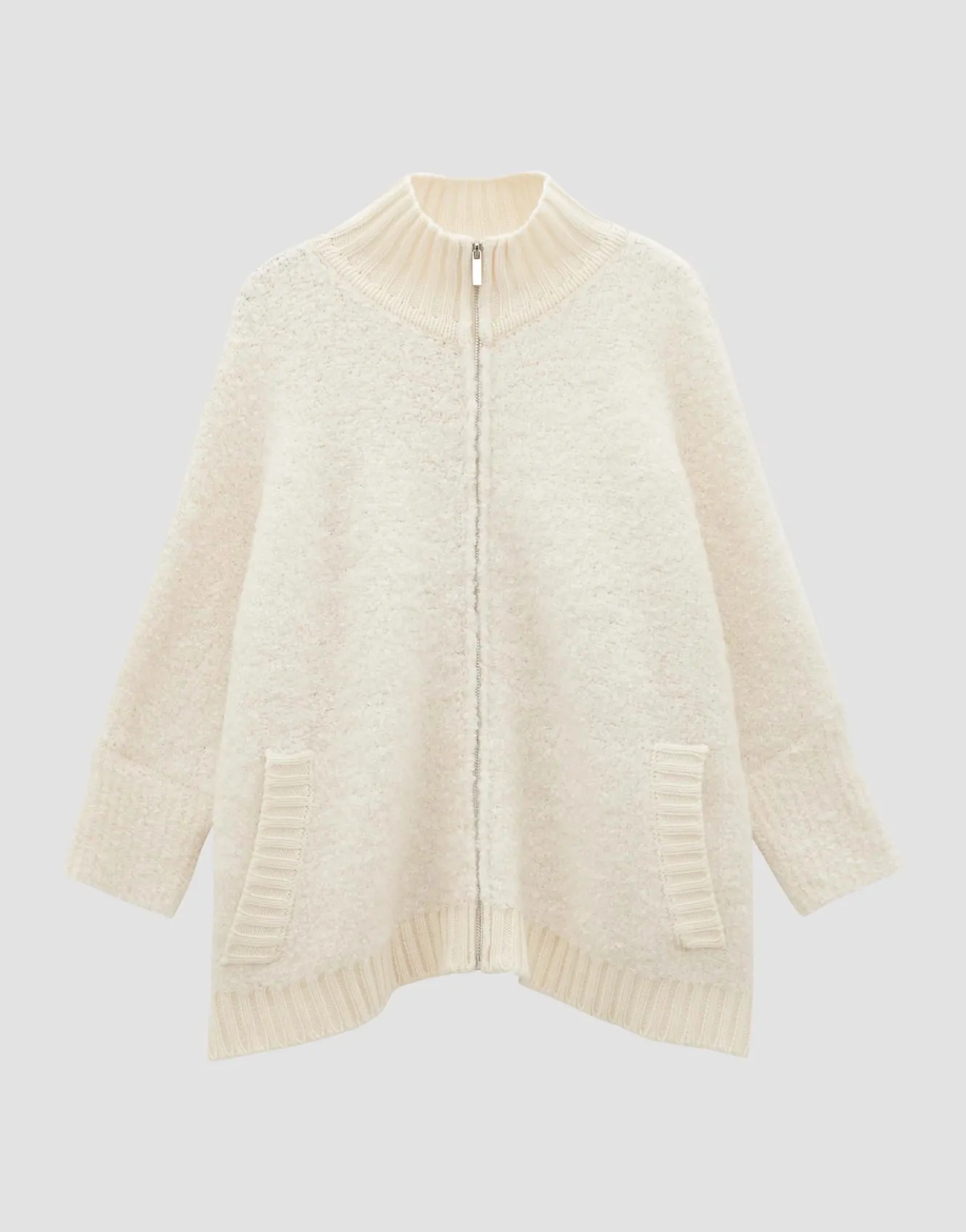 Gebreid Vest Touclee Detail Wit Online Bestellen*OPUS Online