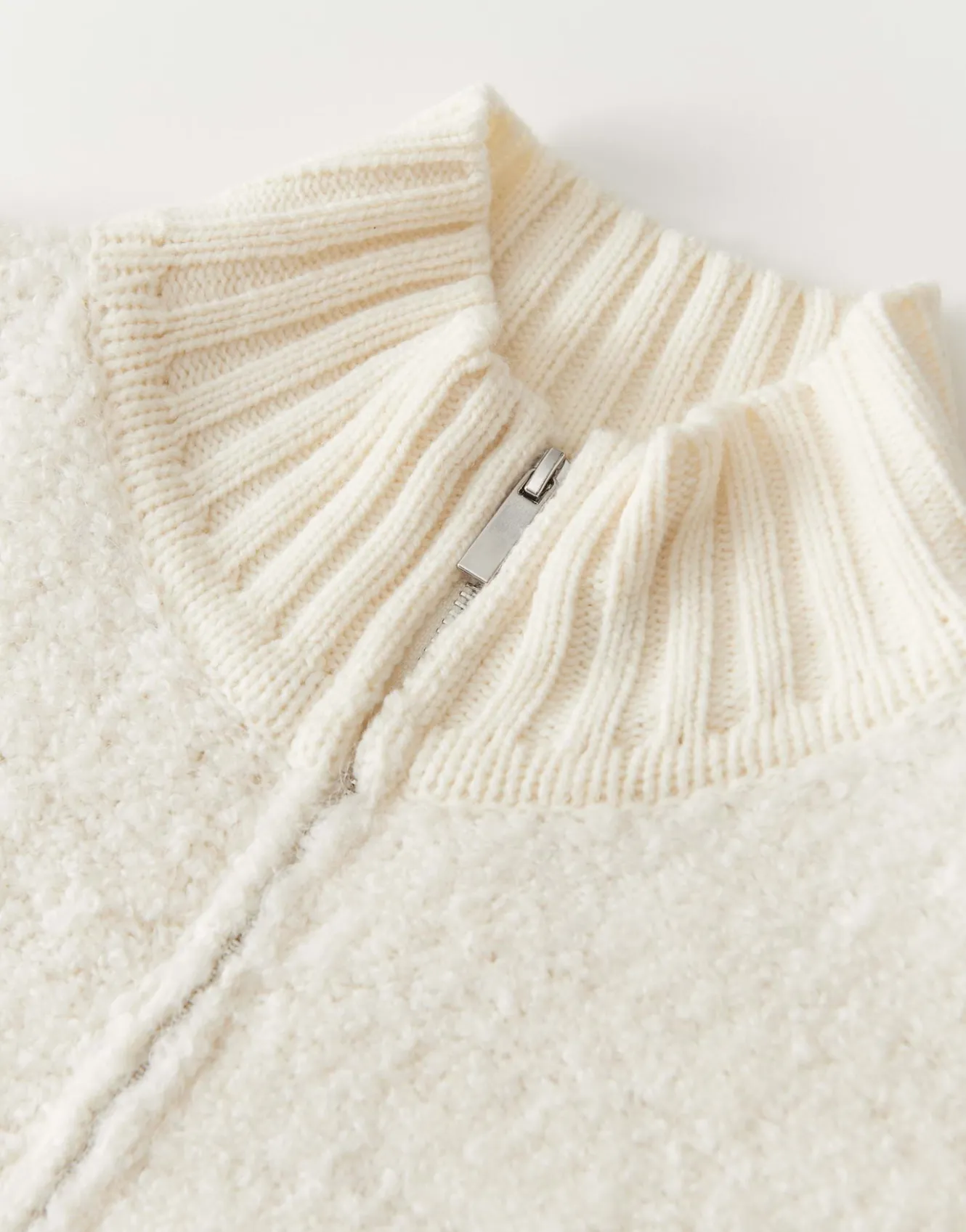 Gebreid Vest Touclee Detail Wit Online Bestellen*OPUS Online